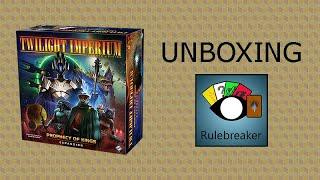 Unboxing - Twilight Imperium 4th Edition Prophecy of Kings expansion