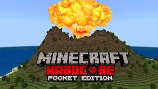 Wir verbringen 100 Tage auf einer verlassenen Insel in Minecraft Hardcore / Pocket Edition