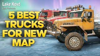 5 Best Trucks For SnowRunner New Map Lake Kovd Update 6.0