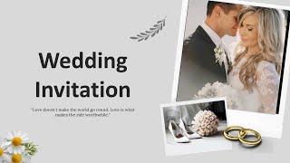 Wedding  PowerPoint Presentation