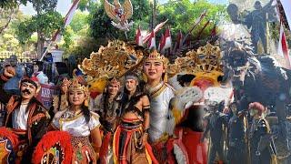 Karnaval Memperingati HUT RI 79 Barongan Kusumojoyo Diundang Bank Jateng Live Alun Alun Purwodadi