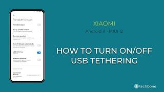 How to Turn on/off USB-Tethering - Xiaomi [Android 11 - MIUI 12]