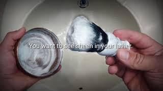 How to make the perfect lather with soft soap (Captain's Choice), a Synthetic Brush & Copper Bowl.