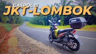 Ep.1 Masuk HUTAN, Cuaca EXTREME, Hampir Kejatuhan ULAR ! | Touring JKT - LOMBOK Honda Beat ESP