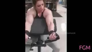 Do You Wanna Arm Wrestling  NATASHA BROEGGER is Ready   Strong Women   IFBB Pro   Fbb Workout