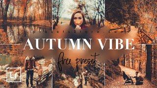 Create Autumn Vibe — Free Professional Lightroom Preset | Tutorial | DNG | Orange Red Preset