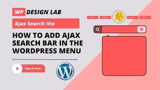How to add ajax search bar in the wordpress menu | Ajax Search lite