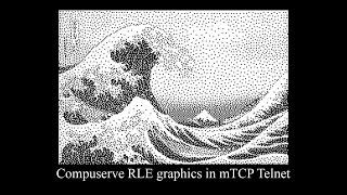 mTCP Telnet with RLE Graphics