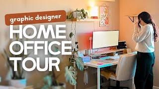 Graphic Design Home Office Tour (+ Must-Have Tools)