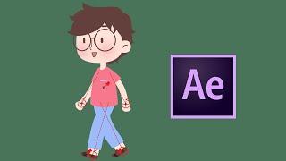 【AE】Duik Bassel | character rigging | walk cycle | tutorial