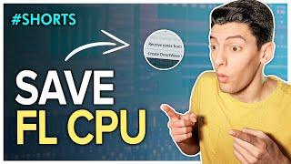 3 Tips YOU DON'T KNOW to save CPU in FL Studio 