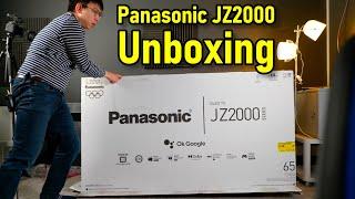 Panasonic JZ2000 OLED TV Unboxing, Setup + Picture Settings