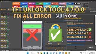 TFT unlock tool 4.7.0.0 latest version fix error no internet connection