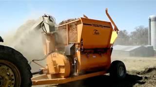 7830-TD Bale Processor by Fair Manufacturing featuring a top discharge product demo