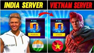 I Tried ALL SERVERS in Free fire!   - Gaming with Raahim