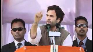 Rahul Gandhi addressing a massive public rally at Ram Lila Ground, Meerut : Feb 2, 2012