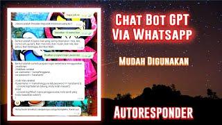 Cara Membuat Chat Open Ai Pada WhatsApp Autoresponder