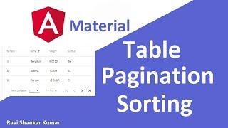 Angular Material Data Table Paginator Sorting | Angular Material Tutorial 34