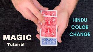 Magic Card Trick Tutorial - Hindu Color Change With A Twist - How To Change The Color Of A Deck