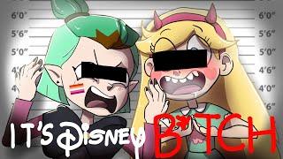 Disney show voice actors cursing but its more of the actual characters (an animation)