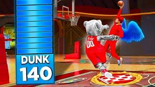 I broke NBA2K24 with a 140 Driving Dunk... (UNLIMITED CONTACT DUNKS)