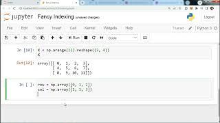 Fancy Indexing || Python || Numpy || Data Science || Machine Learning