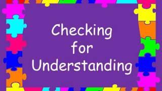 Checking for Understanding.wmv