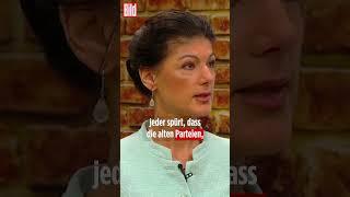 Sahra Wagenknecht: BSW unter Druck vor der Bundestagswahl | #shorts