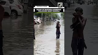 Roads of Punjab’s Bhatinda submerge following heavy rainfall