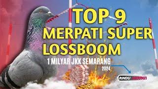 Wow‼️Top 9 Fastest Down Pigeons in the Competition with a Prize of 1 Billion Semarang Indonesia