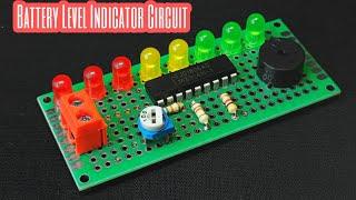 Diy Electronics Projects 2022 | Battery Level Indicator Circuit