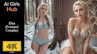 Elsa (Frozen) | Hot Cosplay | Lookbook | 4K | Ai Girls Hub