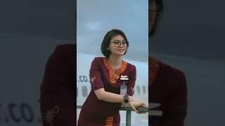 versi pramugari Sriwijaya air ️.