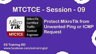 How to protect MikroTik from Unwanted Ping or ICMP request or protect  Ping (ICMP) flood attack?