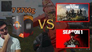 ryzen 7 5700g  en WARZONE 3 y MODERN WARFARE lll (VEGA 8)