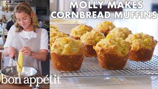 Molly Makes Cornbread Muffins with Honey Butter | From the Test Kitchen | Bon Appétit