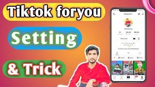 Tiktok foryou setting full | ustad fahad g tiktok setting tutorial | Tiktok setting for viral videos