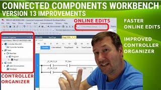 New in Version 13 of Connected Components Workbench. Fast Online Edits