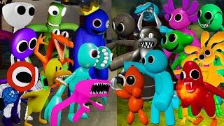 New Rainbow Friends VS Accurate Rainbow Friends RP ALL PHASES  FNF New Mod (Roblox Rainbow Friends)