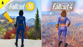 Fallout 76 vs Fallout 4 - Details and Physics Comparison
