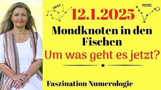 Das ist mächtig: Vollmond am 13.1. + Mondknoten ab 12.1.2025 im Sternzeichen Fische 