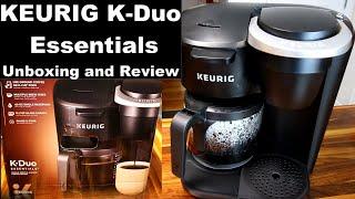 Keurig K-Duo Essentials Coffee Maker Unboxing Review and Demo