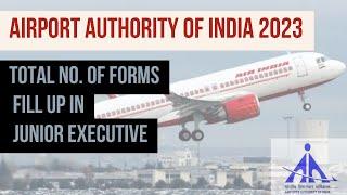 AAI 2023 Total no. of form fill up in Junior executive || Airport Authority of India 2023 #aai