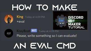 How to make an EVAL COMMAND! | Discord Bot Maker Tutorial | DBM MODS