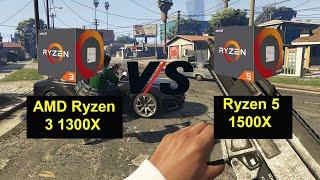 AMD Ryzen 3 1300X vs Ryzen 5 1500X Gaming Test