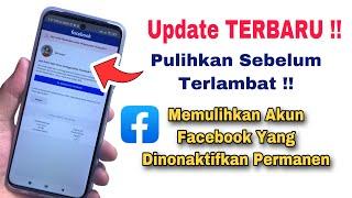 Cara Mengaktifkan akun facebook yang dinonaktifkan permanen