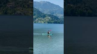 Beautiful place in nepal #lakeside #fewalake #pokhara #nepal #travel #explore #single #scull #nature