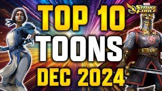 TOP 10  BEST CHARACTERS - DECEMBER 2024 - MARVEL Strike Force - MSF