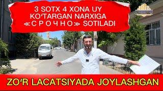 ARZON 3 SOTX 4 XONA SHAXAR MARKAZIDAGI UY ZUDLIK BILAN SOTILADI  ZO'R JOYDA JOYLASHGAN AL.. KO'RING!