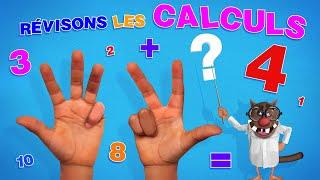 Foufou - Révisons les Calculs pour enfants/Let's review Maths for Kids (serie 04) 4k